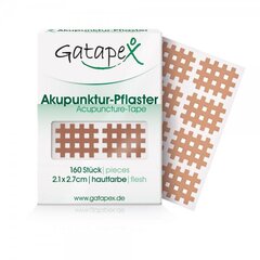 GATAPEX akupunktūras teips-plāksteris 2.1x2.7mm 160gab. цена и информация | Ортезы и бандажи | 220.lv