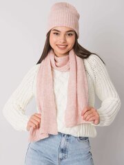 Komplekts, gaiši rozā цена и информация | Женские шарфы, платки | 220.lv