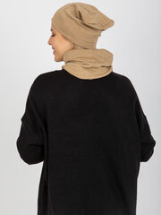Komplekts, kamieļu krāsā цена и информация | Женские шарфы, платки | 220.lv