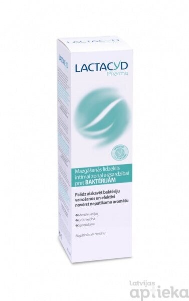 Lactacyd Pharma a/bakt. intīm. ziepes 250ml cena un informācija | Intīmās higiēnas līdzekļi | 220.lv