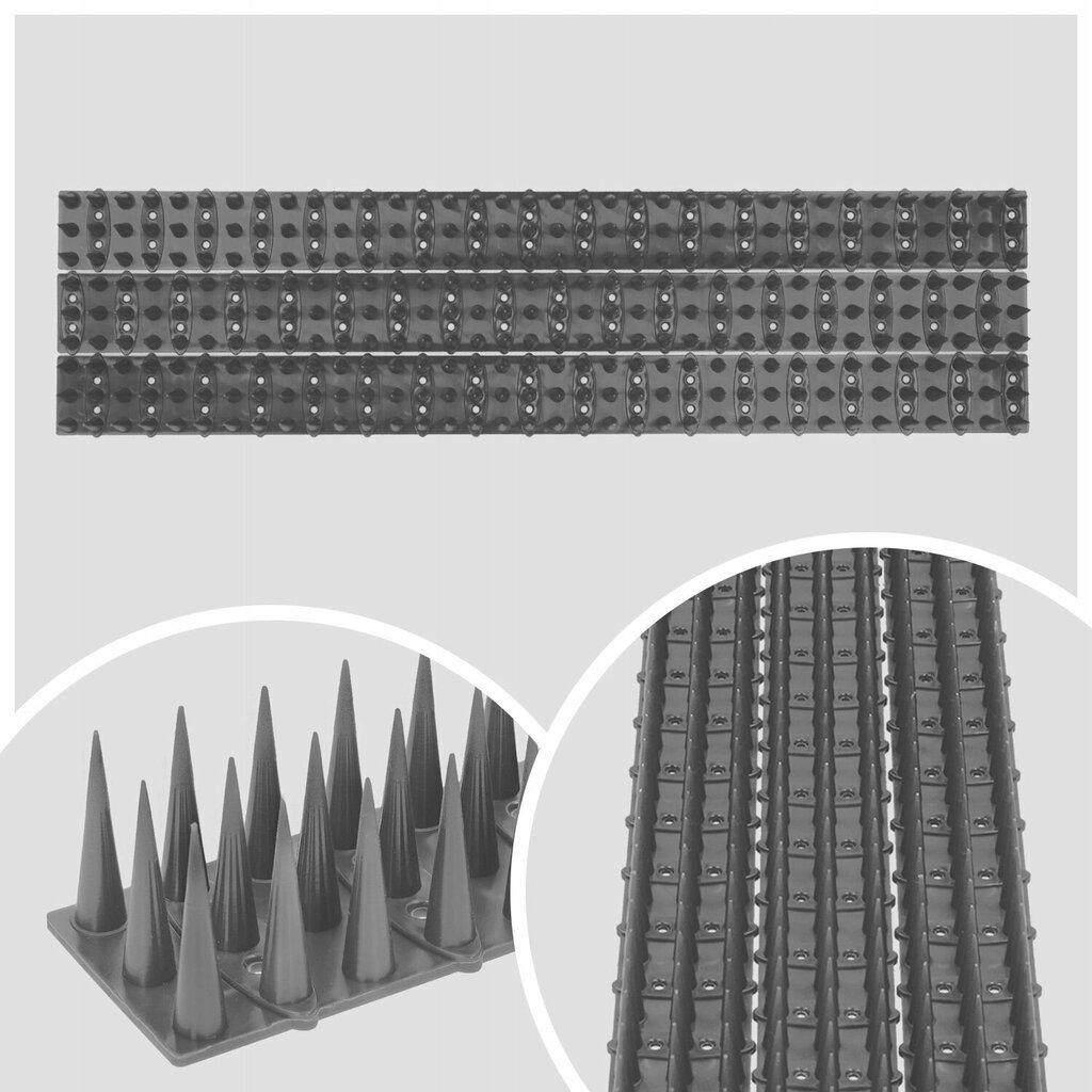 Smailes putnu biedēšanai, 52x4,5x3,5 cm, 10 gab cena un informācija | Dzīvnieku atbaidīšanas līdzekļi | 220.lv