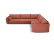 Simetrisks stūra dīvāns Vanda, 7 sēdvietas, sarkans cena un informācija | Stūra dīvāni | 220.lv