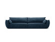 Dīvāns Vanda, 4 sēdvietas, tumši zils цена и информация | Dīvāni | 220.lv
