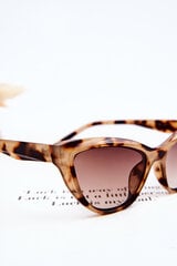Modernas kaķacu saulesbrilles V090169 Leopard Beige cena un informācija | Saulesbrilles sievietēm | 220.lv