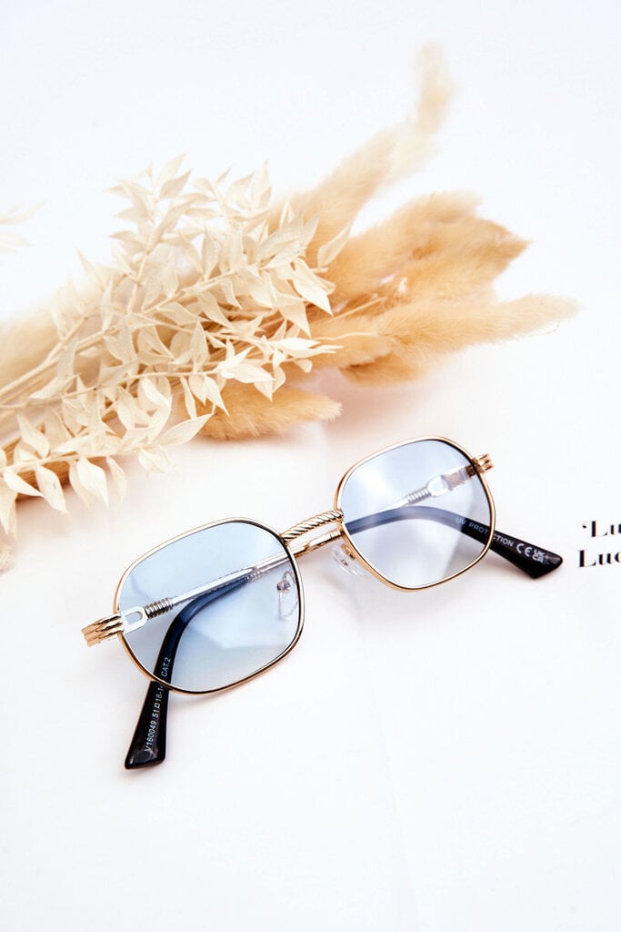 Modes saulesbrilles Ful Vue V160049 zelta-zilas цена и информация | Saulesbrilles sievietēm | 220.lv