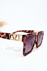 Klasiskās saulesbrilles V110063 Leopard Nude cena un informācija | Saulesbrilles sievietēm | 220.lv