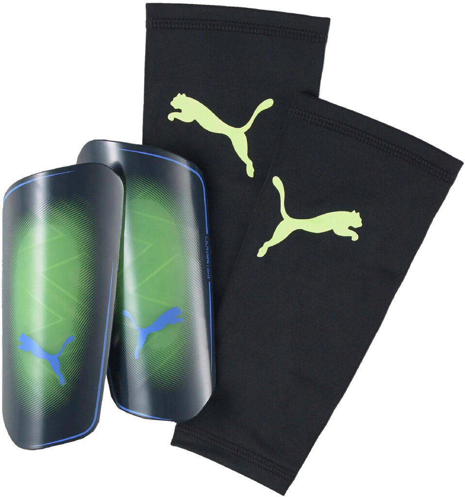 Puma Aizsargi Ultra Light Sleeve Fizzy Green Black 030832 10 cena un informācija | Futbola formas un citas preces | 220.lv