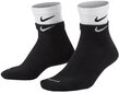 Nike Zeķes U Nk Ed Pls Csh Ank 1P Black White DH4058 011 cena un informācija | Vīriešu zeķes | 220.lv