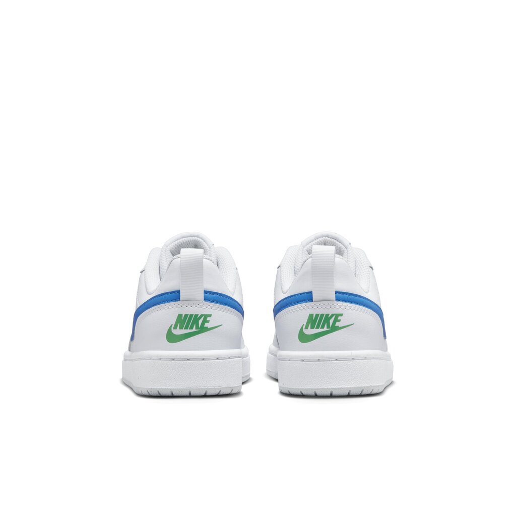 Nike Apavi Court Borough Low 2 White Blue BQ5448 123 BQ5448 123/3.5 cena un informācija | Sporta apavi bērniem | 220.lv