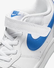 Детские кроссовки Nike Court Borough Low 2 BQ5451 123/2.5, белые/синие цена и информация | Laste Kingad | 220.lv