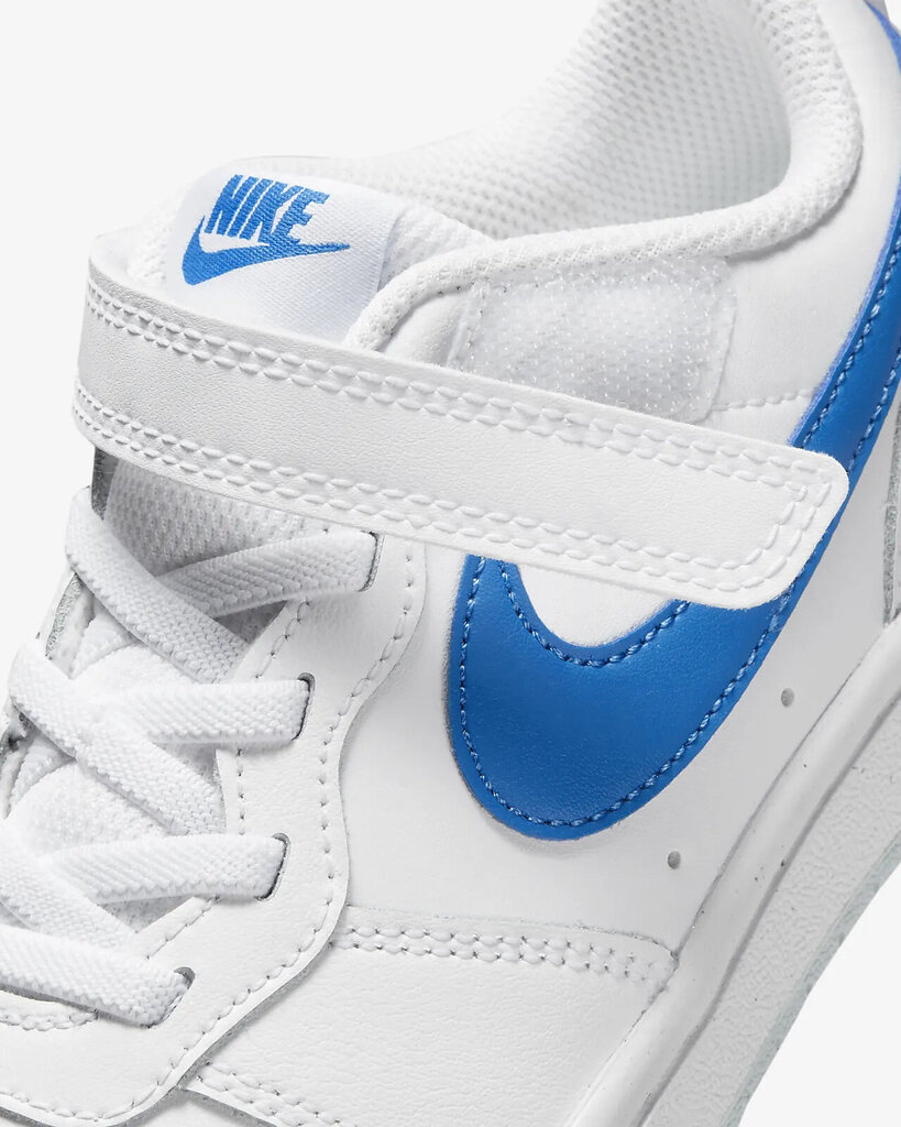 Nike Apavi Nike Court Borough Low 2 White Blue BQ5451 123 BQ5451 123/2.5 цена и информация | Bērnu kurpes | 220.lv