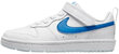 Nike Apavi Nike Court Borough Low 2 White Blue BQ5451 123 BQ5451 123/2.5 cena un informācija | Bērnu kurpes | 220.lv