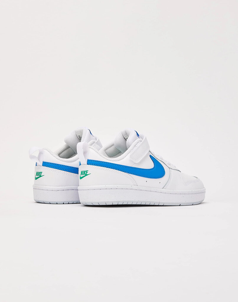 Nike Apavi Nike Court Borough Low 2 White Blue BQ5451 123 BQ5451 123/2.5 цена и информация | Bērnu kurpes | 220.lv