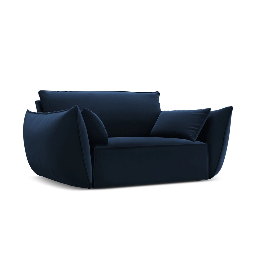 Samta krēsls Vanda, 128x100x85 cm, tumši zils cena un informācija | Atpūtas krēsli | 220.lv