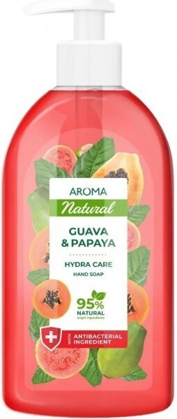 AROMA Guava & Papaya šķidrās ziepes 500ml cena un informācija | Ziepes | 220.lv