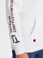Balts džemperis ar kapuci Vona V1 OM-SSNZ-22FW-014-51723-XXL цена и информация | Vīriešu jakas | 220.lv