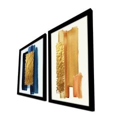 Репродукция из двух частей Золото и синева 2P3853NISCT-016 цена и информация | Картины | 220.lv