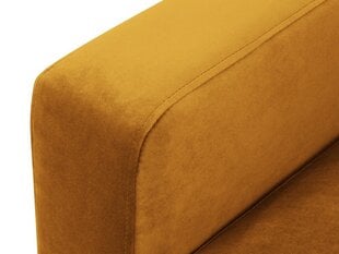 Правый угловой velvet диван Venus, 5 мест, желтый цвет цена и информация | Угловые диваны | 220.lv