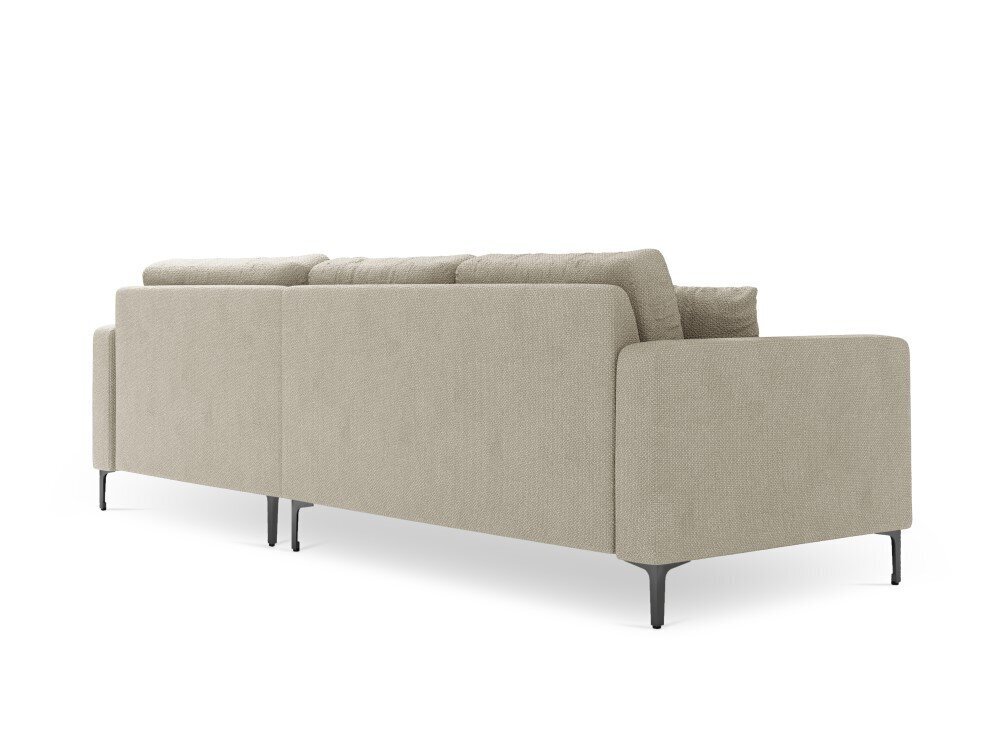 Labās puses stūra dīvāns Venus, 4 sēdvietas, smilškrāsas cena un informācija | Stūra dīvāni | 220.lv