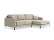 Labās puses stūra dīvāns Venus, 4 sēdvietas, smilškrāsas cena un informācija | Stūra dīvāni | 220.lv