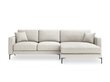 Labās puses stūra dīvāns Venus, 4 sēdvietas, gaišas smilškrāsas cena un informācija | Stūra dīvāni | 220.lv
