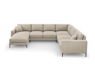 Panorāmas labās puses dīvāns Venus, 6 sēdvietas, smilškrāsas cena un informācija | Stūra dīvāni | 220.lv