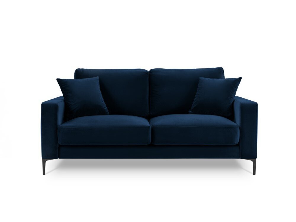 Divvietīgs samta dīvāns Venus, tumši zils cena un informācija | Dīvāni | 220.lv