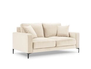 Divvietīgs samta dīvāns Venus, gaišas smilškrāsas cena un informācija | Dīvāni | 220.lv