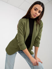 Женское ярко-зеленое пальто-пиджак цена и информация | Женские пиджаки | 220.lv