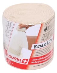 LAUMA elastīga saite 80mm x 1.7m Latex free cena un informācija | Ķermeņa daļu fiksatori | 220.lv