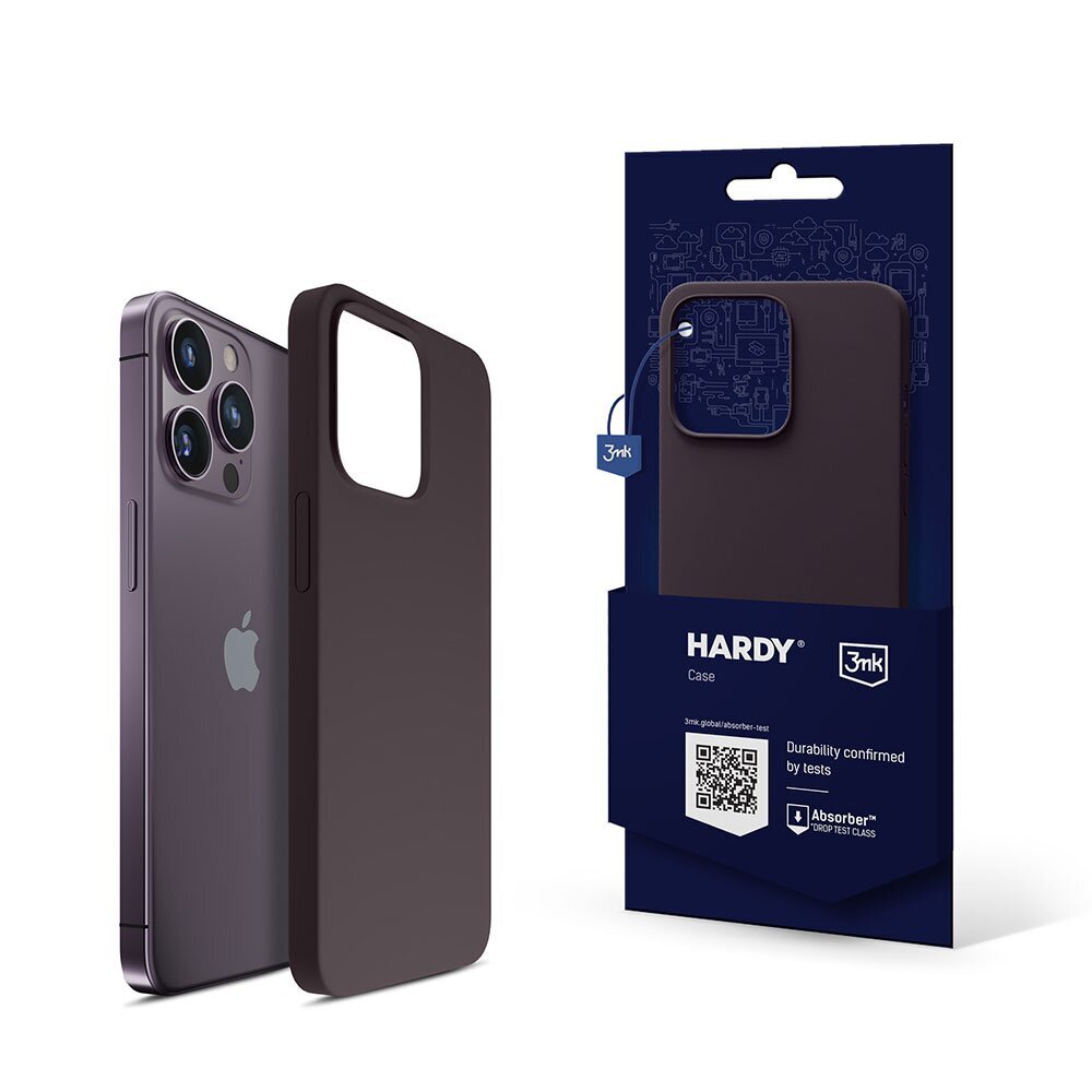 Apple iPhone 14 Pro - 3mk Hardy Silicone MagCase Deep Purple цена и информация | Telefonu vāciņi, maciņi | 220.lv