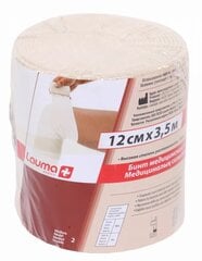 LAUMA elastīga saite 120mm x 3.5m Latex Free cena un informācija | Ķermeņa daļu fiksatori | 220.lv