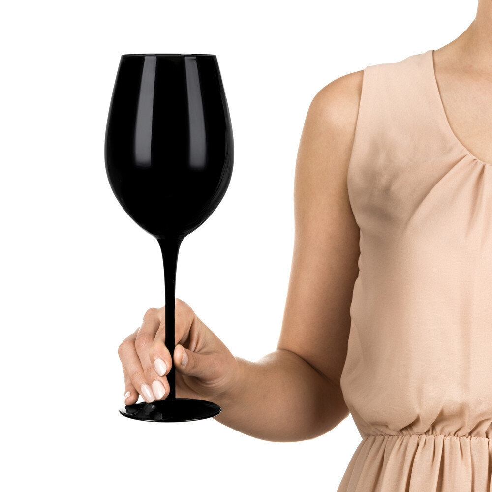 Vīna un viskija glāze ar futrāli pārim, melns cena un informācija | Citas oriģinālas dāvanas | 220.lv