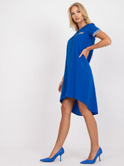 Женское синее платье с принтом цена и информация | Платья | 220.lv