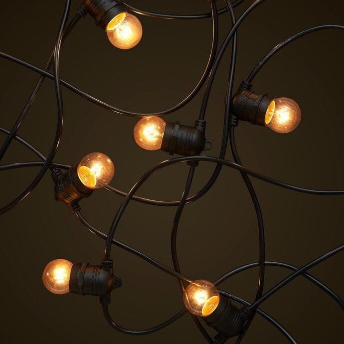 Āra gaismas virtenes ar saules bateriju Tonro Glow, 12.25m цена и информация | Ziemassvētku lampiņas, LED virtenes | 220.lv