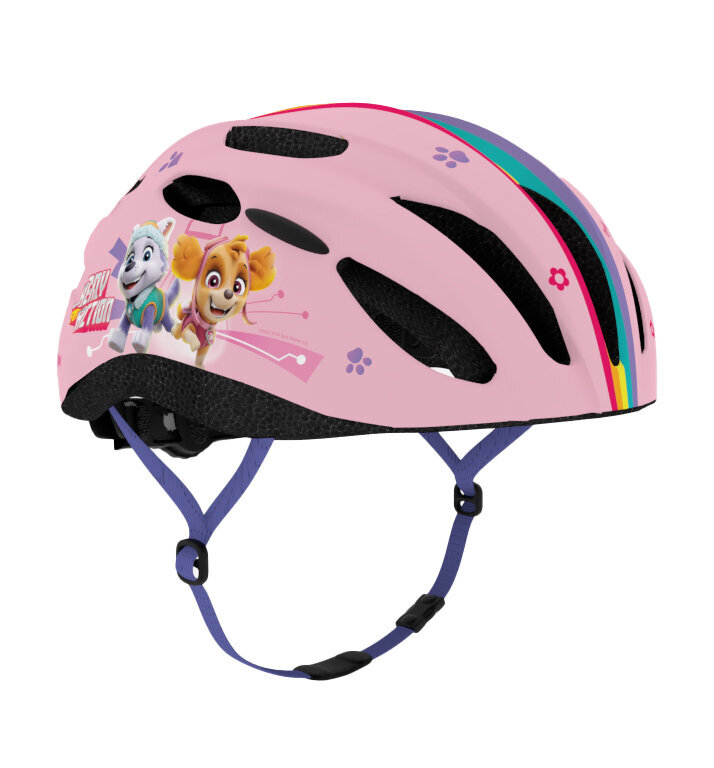 Bērnu meiteņu Paw Patrol IN-MOLD velosipēda ķivere, rozā cena un informācija | Ķiveres | 220.lv
