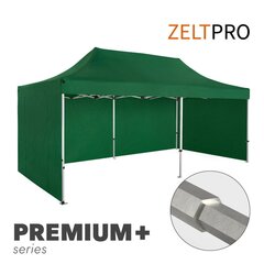 Tirdzniecības Telts Zeltpro Premium+, 4x6 m, Zaļa cena un informācija | Teltis | 220.lv