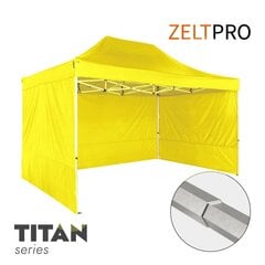 Tirdzniecības Telts Zeltpro Titan, 3x4,5 m, Dzeltena цена и информация | Палатки | 220.lv