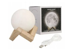 Lampa Moon, 3D 25cm cena un informācija | Galda lampas | 220.lv