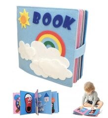 Sensoriskā grāmata Montessori 3D цена и информация | Развивающие игрушки | 220.lv