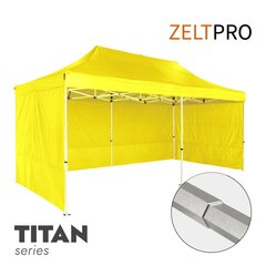 Tirdzniecības Telts Zeltpro Titan, 3x6 m, Dzeltena цена и информация | Палатки | 220.lv