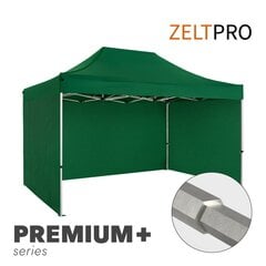 Tirdzniecības Telts Zeltpro Premium+, 3x4,5 m, Zaļa cena un informācija | Teltis | 220.lv
