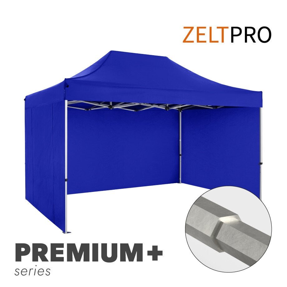 Tirdzniecības Telts Zeltpro Premium+, 3x4,5 m, Zila цена и информация | Teltis | 220.lv