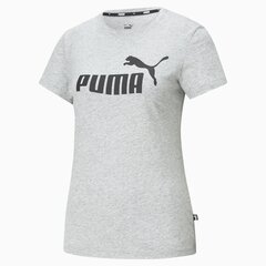 Puma Blūze Ess Logo Tee Ligh Grey 586774 04 цена и информация | Женские футболки | 220.lv