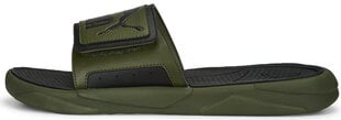 Шлепанцы Puma Royalcat Comfort 372280 19/10, зеленые цена и информация | Мужские шлепанцы, босоножки | 220.lv