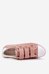 Klasiskās Velcro auduma kedas, Big Star LL274A200 Pink цена и информация | Спортивная обувь, кроссовки для женщин | 220.lv