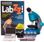 Mikroskops bērniem, Levenhuk LabZZ M101 Azure, 40x-640x, ar eksperimentu komplektu cena un informācija | Teleskopi un mikroskopi | 220.lv