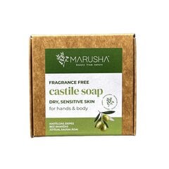 Натуральное мыло для сухой кожи без запаха MARUSHA CASTILE, 85 г цена и информация | Мыло | 220.lv