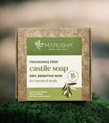 Натуральное мыло для сухой кожи без запаха MARUSHA CASTILE, 85 г цена и информация | Мыло | 220.lv