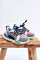 Bērnu sporta apavi ar memory foam sistēmu, Big Star LL374219 rozā-zaļi cena un informācija | Sporta apavi bērniem | 220.lv